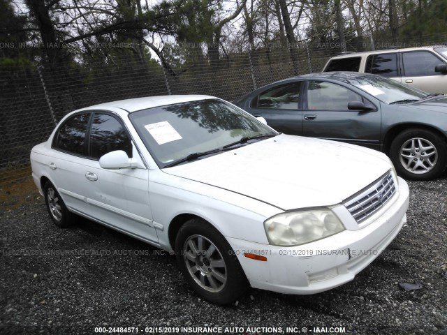 KNAGD124915068050 - 2001 KIA OPTIMA MAGENTIS/LX/SE WHITE photo 1