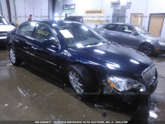 1G4HD57227U201263 - 2007 BUICK LUCERNE CXL BLUE photo 1