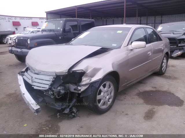 1G6DP577560189432 - 2006 CADILLAC CTS HI FEATURE V6 GOLD photo 2