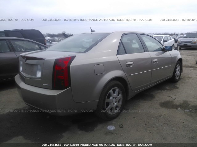 1G6DP577560189432 - 2006 CADILLAC CTS HI FEATURE V6 GOLD photo 4