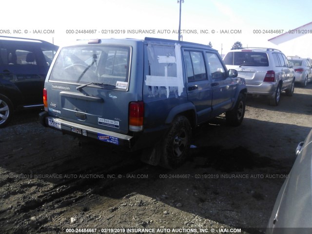 1J4FJ68S7WL209995 - 1998 JEEP CHEROKEE SPORT/CLASSIC BLUE photo 4