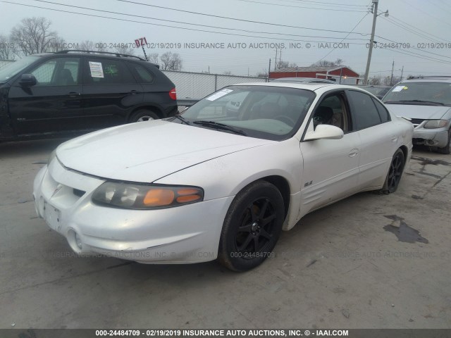 1G2HY54KX4U212847 - 2004 PONTIAC BONNEVILLE SLE WHITE photo 2