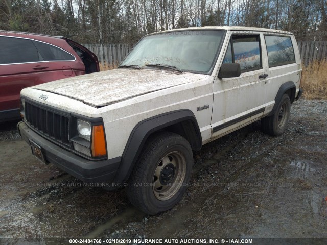 1J4FT27S5TL152146 - 1996 JEEP CHEROKEE SE WHITE photo 2