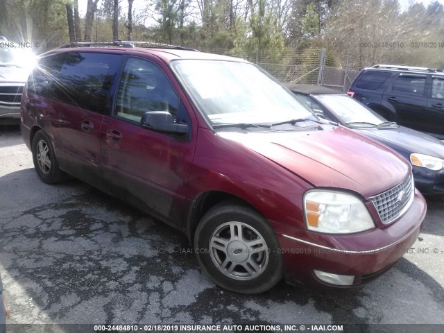 2FMZA52244BA99213 - 2004 FORD FREESTAR SEL RED photo 1