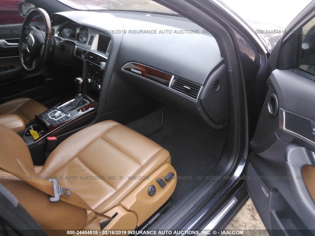 WAUDV74F88N170452 - 2008 AUDI A6 4.2 QUATTRO GRAY photo 5