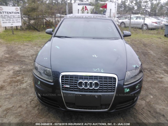 WAUDV74F88N170452 - 2008 AUDI A6 4.2 QUATTRO GRAY photo 6