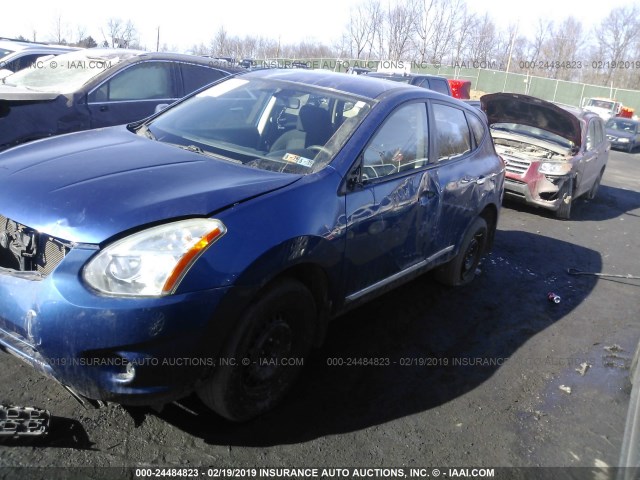 JN8AS5MV9BW267465 - 2011 NISSAN ROGUE S/SV/KROM BLUE photo 6