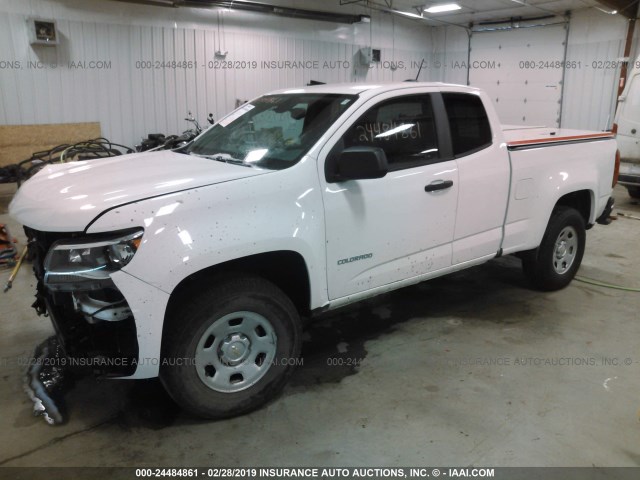 1GCHSBEA6G1203862 - 2016 CHEVROLET COLORADO WHITE photo 2