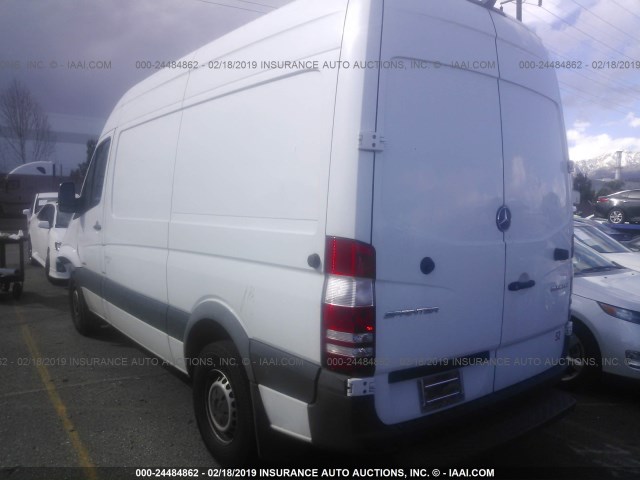 WD3PE7DC6FP158978 - 2015 MERCEDES-BENZ SPRINTER 2500 WHITE photo 3