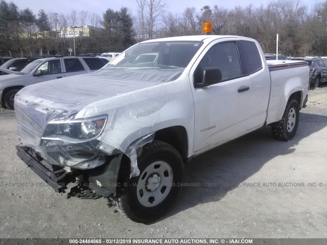 1GCHSAEA0F1214400 - 2015 CHEVROLET COLORADO WHITE photo 2