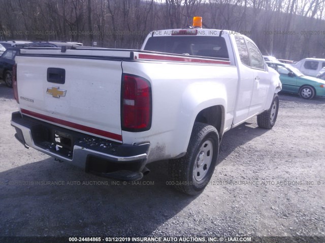 1GCHSAEA0F1214400 - 2015 CHEVROLET COLORADO WHITE photo 4