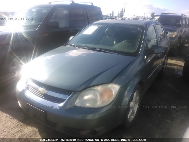 1G1AZ55F867735127 - 2006 CHEVROLET COBALT LTZ BLACK photo 2