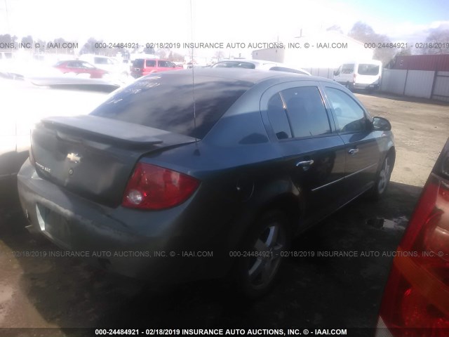 1G1AZ55F867735127 - 2006 CHEVROLET COBALT LTZ BLACK photo 4