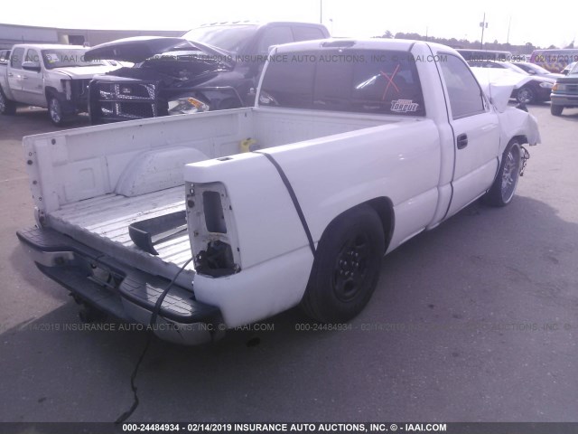 3GCEC14V86G145672 - 2006 CHEVROLET SILVERADO C1500 WHITE photo 4