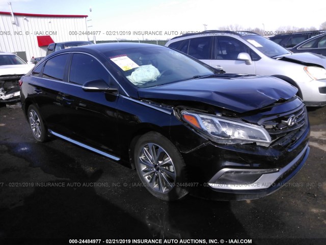 5NPE34AF7FH032835 - 2015 HYUNDAI SONATA SPORT/LIMITED BLACK photo 1