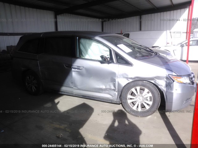 5FNRL5H65GB116410 - 2016 HONDA ODYSSEY EXL SILVER photo 1