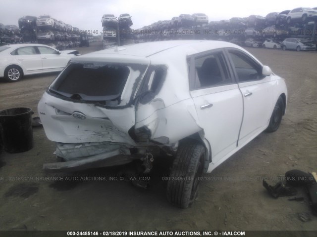 2T1KU40E79C073711 - 2009 TOYOTA COROLLA MATRIX  WHITE photo 4