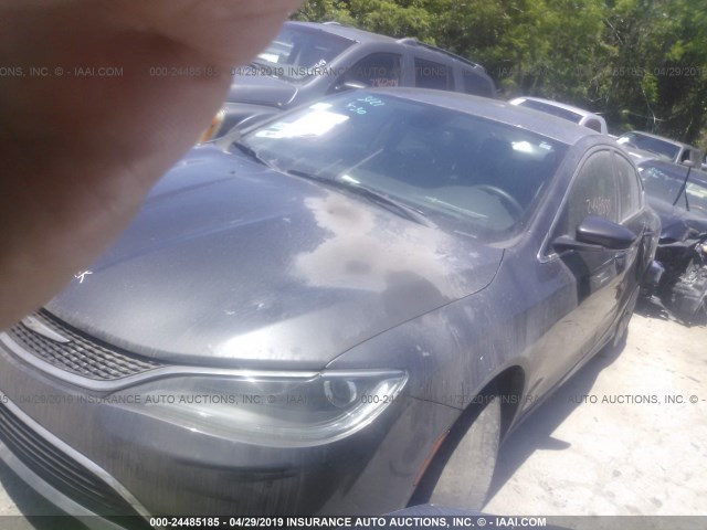 1C3CCCAB8FN589739 - 2015 CHRYSLER 200 LIMITED GRAY photo 2