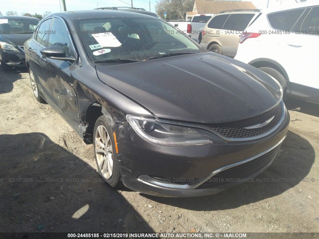 1C3CCCAB8FN589739 - 2015 CHRYSLER 200 LIMITED GRAY photo 6