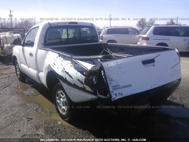 5TFNX4CN4CX013135 - 2012 TOYOTA TACOMA WHITE photo 3