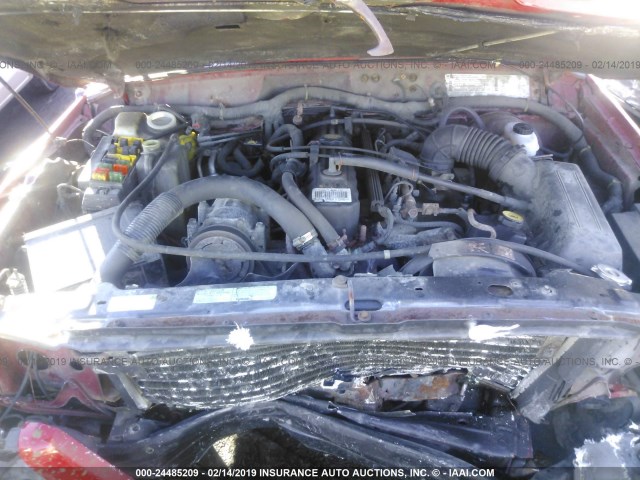 1J4FJ68S1TL177802 - 1996 JEEP CHEROKEE SPORT/CLASSIC წითელი ფოტო 10