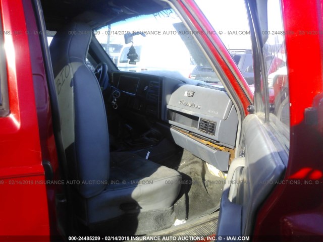 1J4FJ68S1TL177802 - 1996 JEEP CHEROKEE SPORT/CLASSIC წითელი ფოტო 5