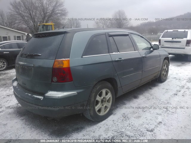 2C4GM68485R360188 - 2005 CHRYSLER PACIFICA TOURING Light Blue photo 4