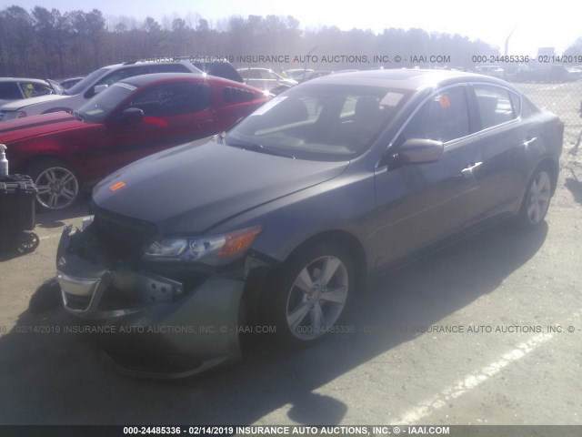 19VDE1F7XEE014122 - 2014 ACURA ILX 20 TECH GRAY photo 2