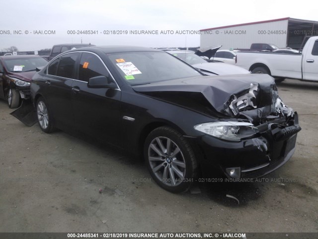 WBAXH5C54DD108225 - 2013 BMW 528 XI BLACK photo 1