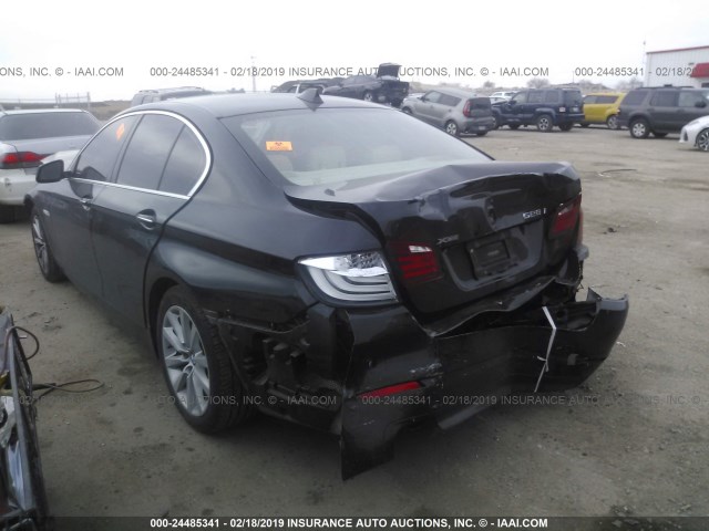 WBAXH5C54DD108225 - 2013 BMW 528 XI BLACK photo 3