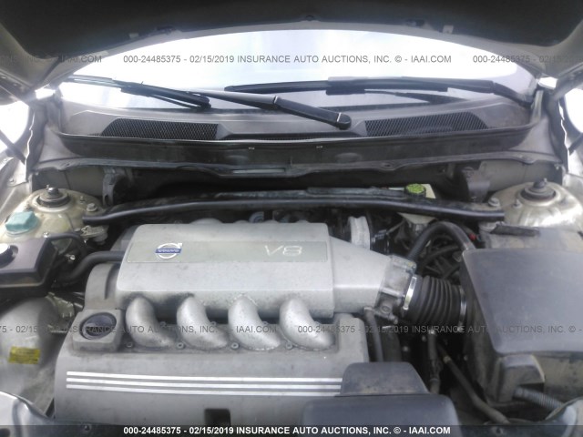 YV1CZ852251206136 - 2005 VOLVO XC90 V8 SILVER photo 10