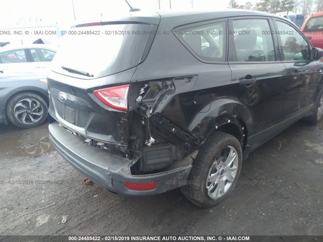 1FMCU0F76EUD35992 - 2014 FORD ESCAPE S BLACK photo 6