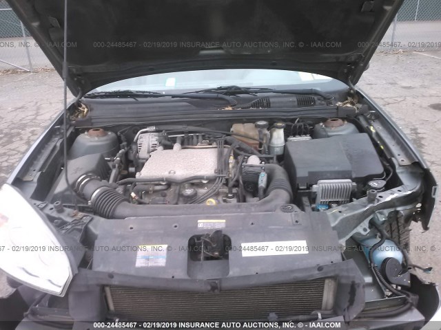 1G1ZT54894F117423 - 2004 CHEVROLET MALIBU LS GRAY photo 10