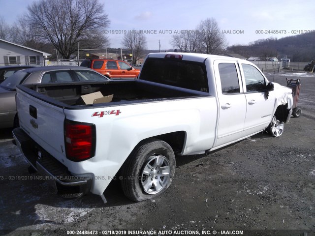 1GCVKREC2JZ194020 - 2018 CHEVROLET SILVERADO K1500 LT WHITE photo 4