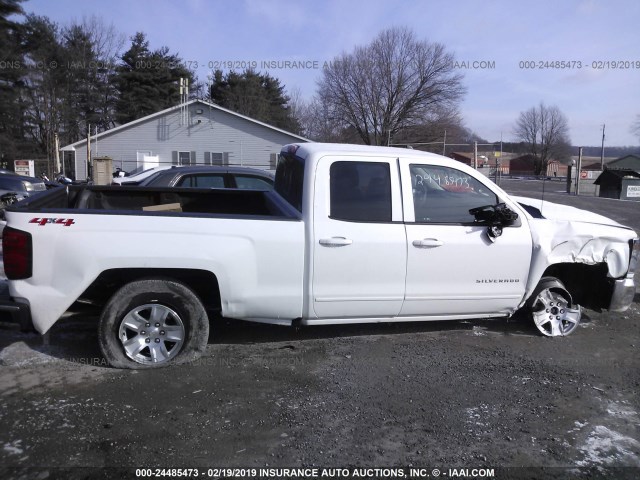 1GCVKREC2JZ194020 - 2018 CHEVROLET SILVERADO K1500 LT WHITE photo 6