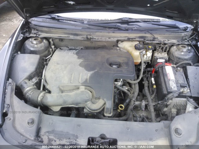 1G1ZC5E06CF179949 - 2012 CHEVROLET MALIBU 1LT შავი ფოტო 10