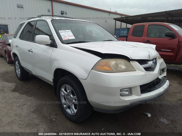 2HNYD186X4H555538 - 2004 ACURA MDX TOURING WHITE photo 1