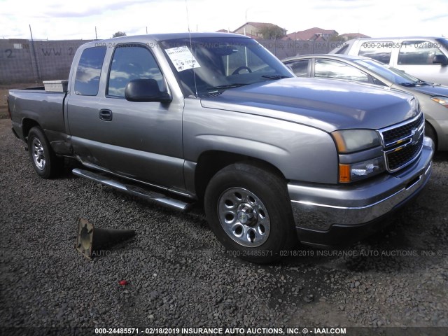 1GCEC19X66Z265836 - 2006 CHEVROLET SILVERADO C1500 GRAY photo 1