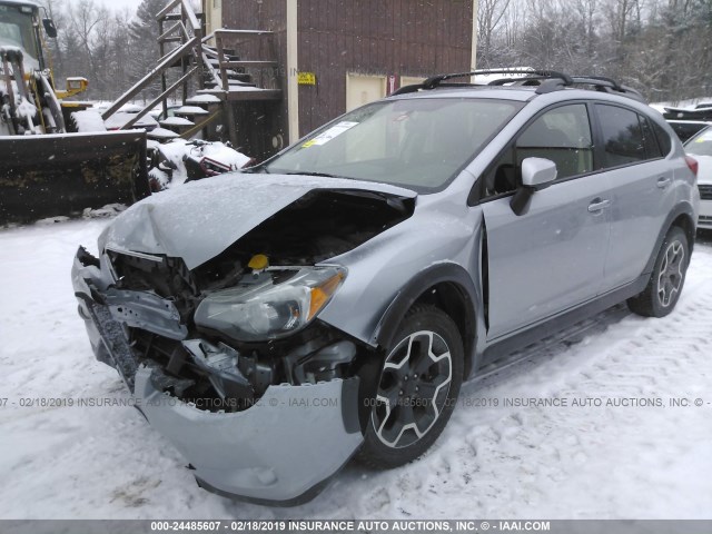 JF2GPAPCXF8282790 - 2015 SUBARU XV CROSSTREK 2.0 LIMITED GRAY photo 2