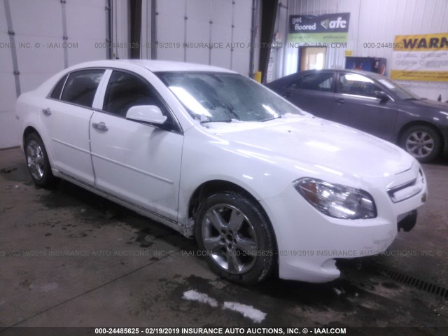 1G1ZD5E06CF316322 - 2012 CHEVROLET MALIBU 2LT WHITE photo 1