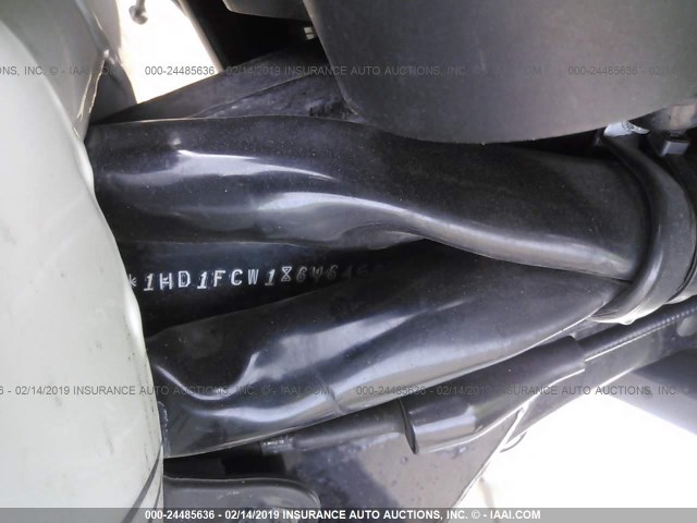 1HD1FCW186Y645685 - 2006 HARLEY-DAVIDSON FLHTCUI WHITE photo 10