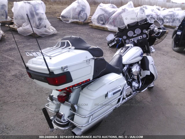 1HD1FCW186Y645685 - 2006 HARLEY-DAVIDSON FLHTCUI WHITE photo 4