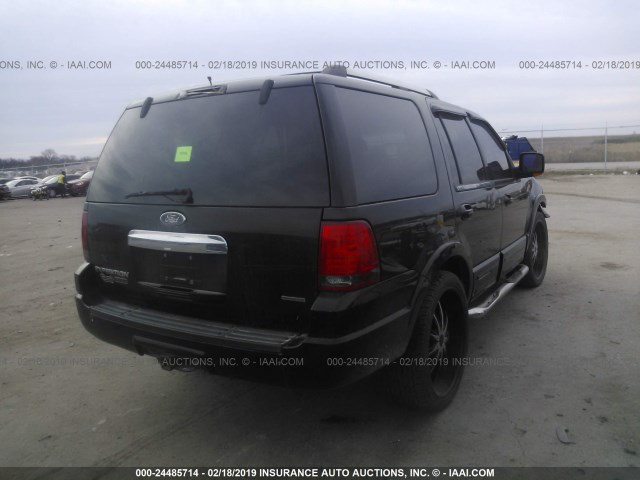 1FMFU17L83LB69878 - 2003 FORD EXPEDITION EDDIE BAUER BLACK photo 4