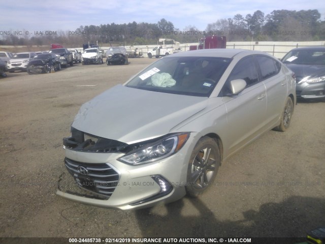 5NPD84LF6HH036517 - 2017 HYUNDAI ELANTRA SE/VALUE/LIMITED GRAY photo 2