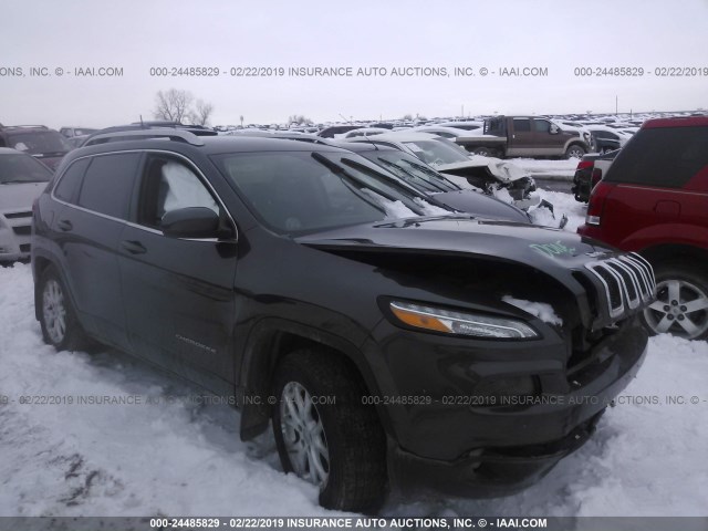 1C4PJMCB3HW614517 - 2017 JEEP CHEROKEE LATITUDE GRAY photo 1