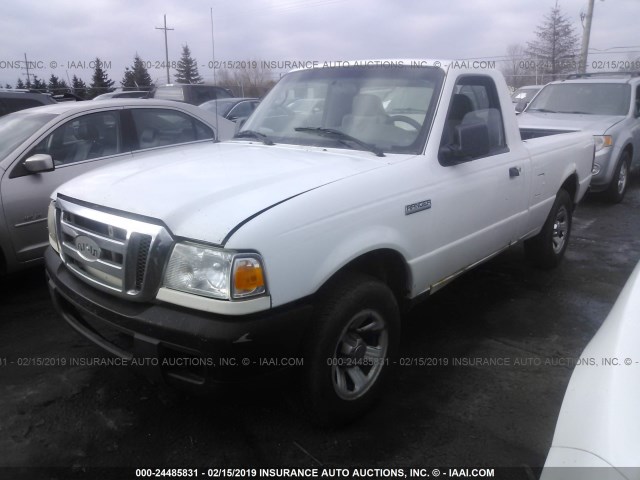 1FTYR10D47PA92913 - 2007 FORD RANGER WHITE photo 2