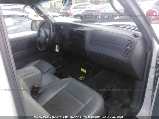 1FTYR10D47PA92913 - 2007 FORD RANGER WHITE photo 5