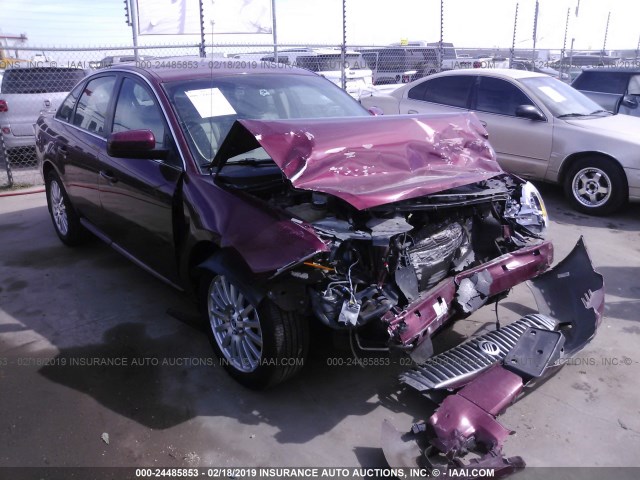 1MEHM421X7G609729 - 2007 MERCURY MONTEGO PREMIER RED photo 1