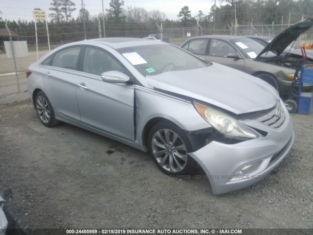 5NPEC4AB6BH189148 - 2011 HYUNDAI SONATA SE/LIMITED SILVER photo 1