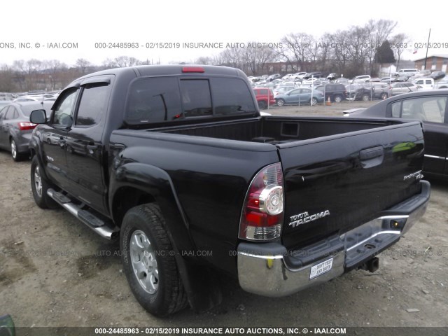 3TMJU4GN5BM112116 - 2011 TOYOTA TACOMA DOUBLE CAB PRERUNNER BLACK photo 3